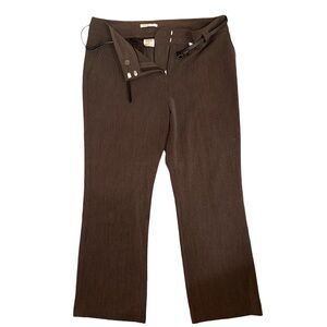 Van Heusen Brown Trousers with Belt